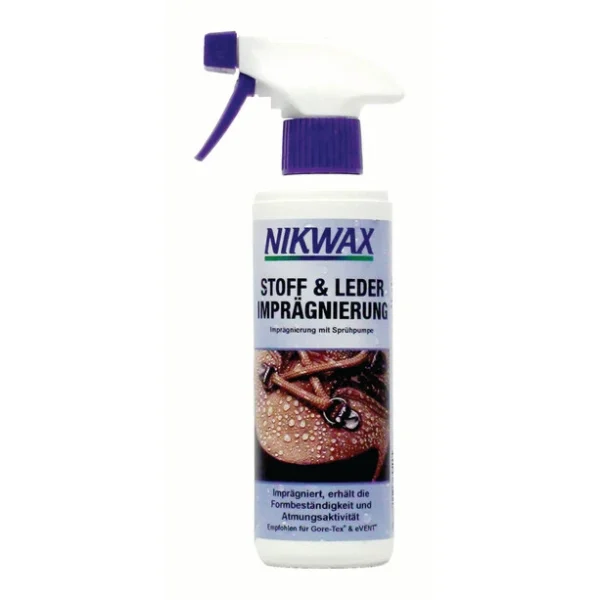 Nikwax Fabric & Leather Impregnation Spray Multifonction 300ml vente luxe pas cher 1