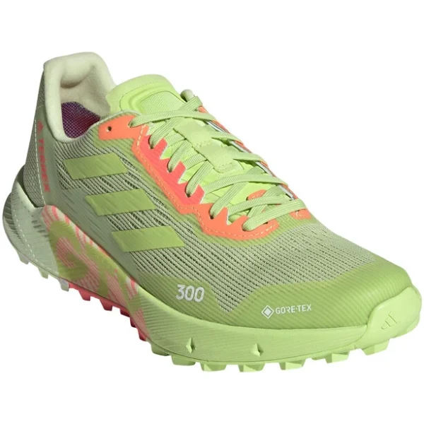 Adidas TERREX Agravic Flow 2 GTX Chaussures De Course Sur Piste Femme, Vert achat pas cher 1