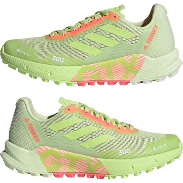 Adidas TERREX Agravic Flow 2 GTX Chaussures De Course Sur Piste Femme, Vert achat pas cher 6