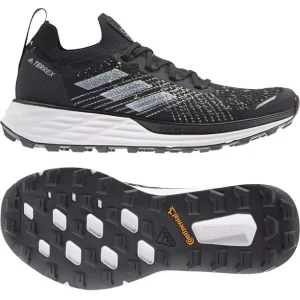 Distributeur Officiel Adidas TERREX Two Parley Chaussures De Trail Running Femme, Noir/gris 16