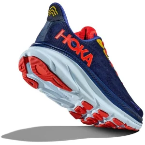 pas cher Hoka One One Clifton 9 Running Shoes Men, Bleu 10