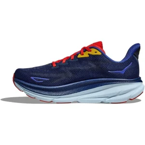 pas cher Hoka One One Clifton 9 Running Shoes Men, Bleu 16