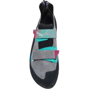 magasin La Sportiva Aragon Chaussures D’Escalade Femme, Gris/turquoise 10