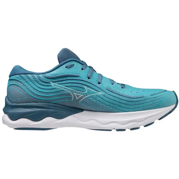 magasin france Mizuno Wave Skyrise 4 Chaussures Homme, Turquoise/bleu 3