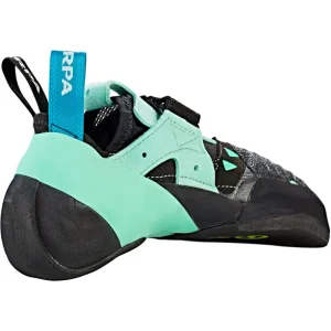 Scarpa Instinct VS Chaussons D’escalade Femme, Noir/turquoise en ligne officielle 8