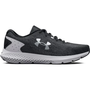 Under Armour Charged Rogue 3 Knit Shoes Men, Noir/blanc shopping pas cher 12